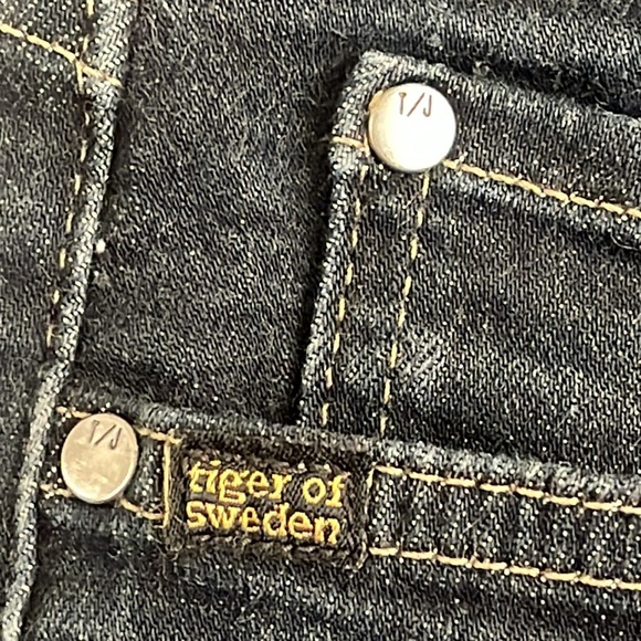 TIGER OF SWEDEN ONCE SLENDER Style: W4711600Z size 30 Dark Wash EUC - Picture 7 of 16